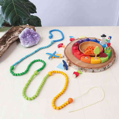 480 kleine Holzperlen von Grimms