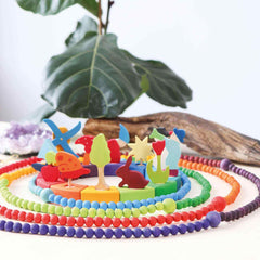 480 kleine Holzperlen von Grimms