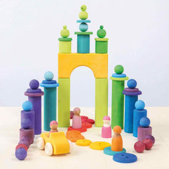 480 kleine Holzperlen von Grimms