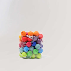 60 Holzperlen von Grimms