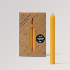 Bienenwachs-Kerzen, Bernstein (10%) von Grimms