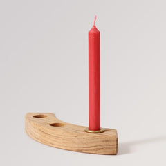 Bienenwachs-Kerzen, Rot (10%) von Grimms