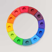 Geburtstagring Regenbogen von Grimms als Deko für Steckfiguren