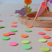 Konfettitaler Neon - Konfetti aus Holz von Grimms