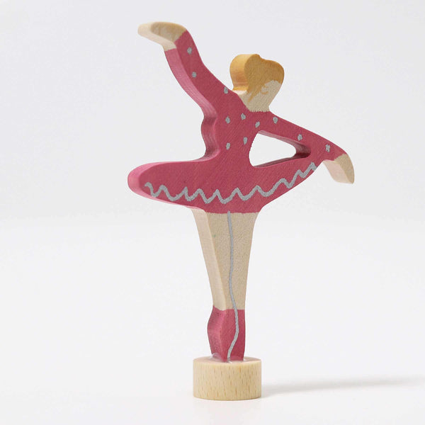 Steckfigur Ballerina, rubinrot von Grimms zur Deko