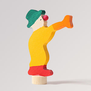 Steckfigur Clown mit Trompete von Grimms