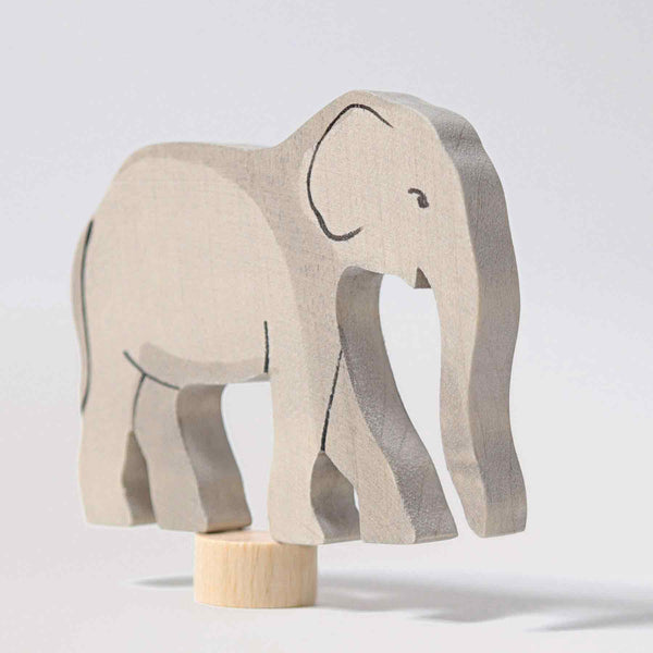 Steckfigur Elefant aus Holz von Grimms zur Deko