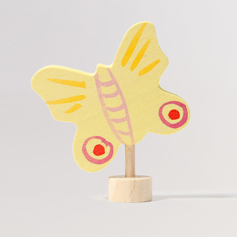 Steckfigur gelber Schmetterling von Grimms