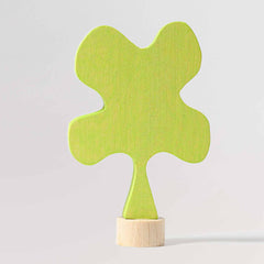 Steckfigur Kleeblatt von Grimms als Deko für Geburtstagsringe