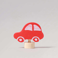 Steckfigur rotes Auto von Grimms für Geburtstagsringe