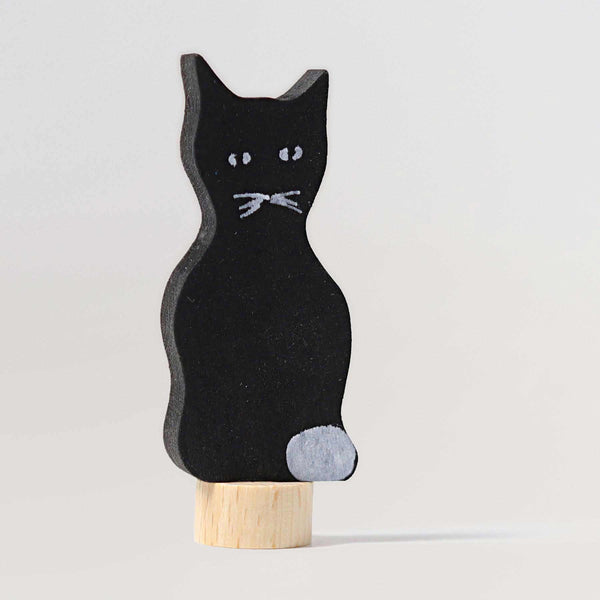 Steckfigur schwarze Katze von Grimms für Geburtstagsringe