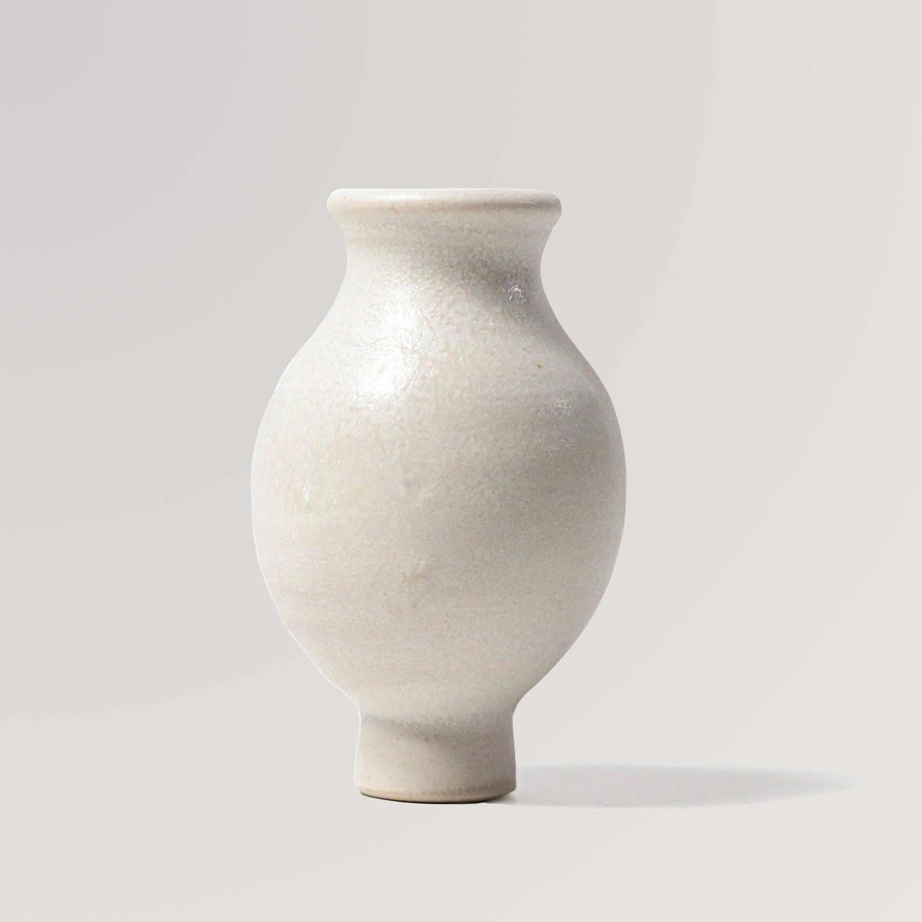 Geburtstagsstecker weiße Vase aus Keramik von Grimms zur Dekoration
