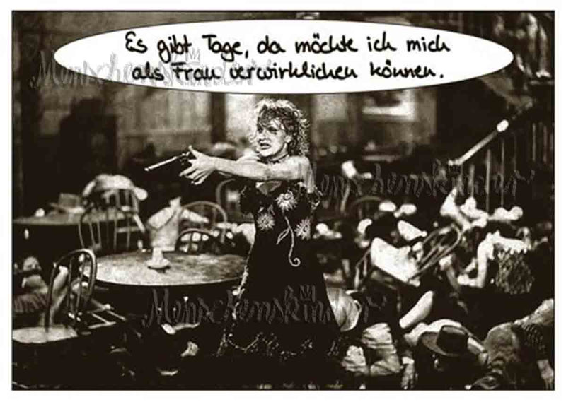 Postkarte - Es gibt Tage… von Gutrath
