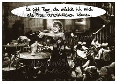 Postkarte - Es gibt Tage… von Gutrath