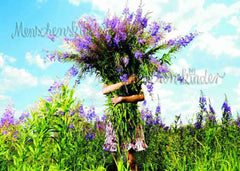 Postkarte - Flowerpower von Gutrath