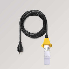 Kabel E27, schwarz (DE) mit LED für A4 und A7 gelb, Außenbereich von Herrnhuter Sterne