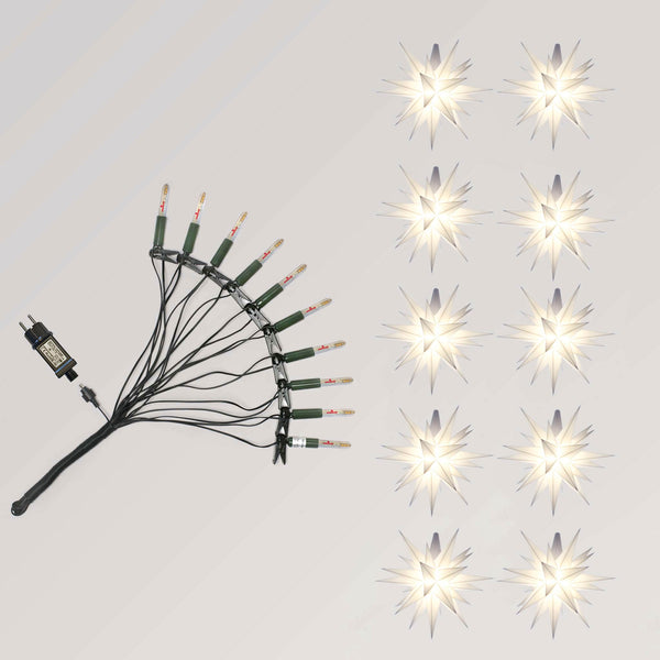 Sternenkette A1s weiß von Herrnhuter Sterne
