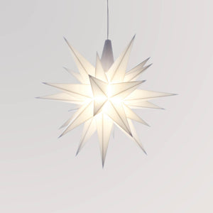Stern A1e weiß, 13 cm, Kunststoff, inkl. LED von Herrnhuter Sterne