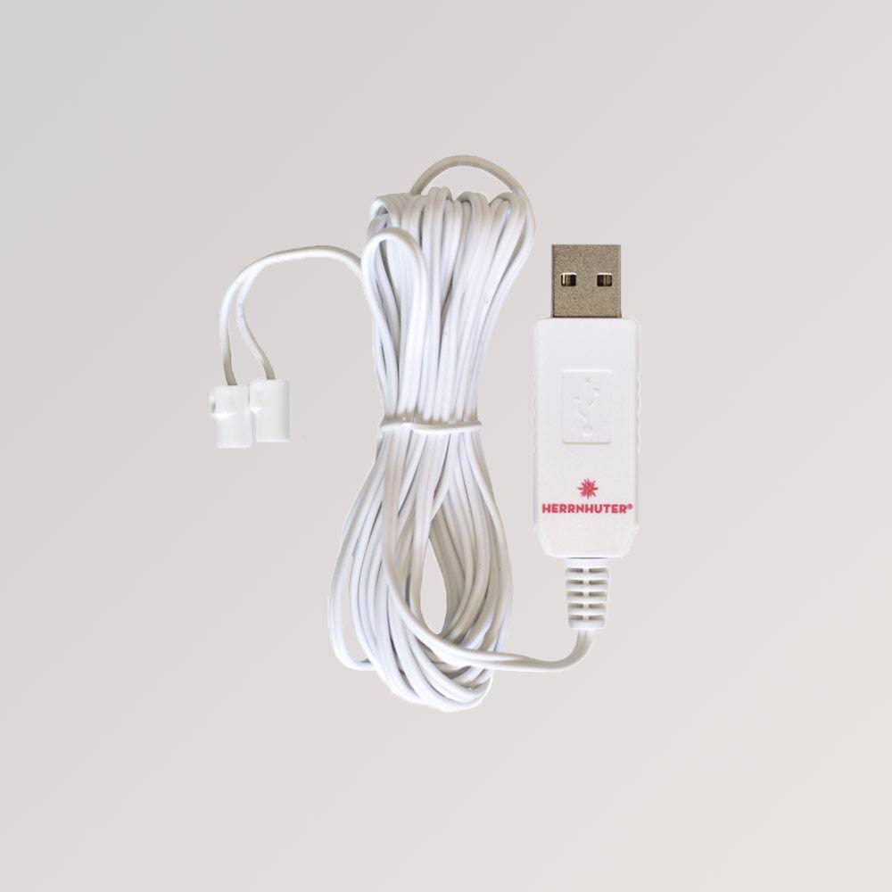 USB Adapter Kabel 2,5m für A1e und Miniaturstern von Herrnhuter Sterne