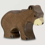 Holzfigur Braunbär, klein von Holztiger