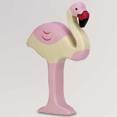 Holzfigur Flamingo von Holztiger