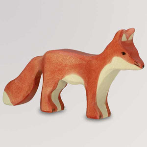 Holzfigur Fuchs, stehend von Holztiger