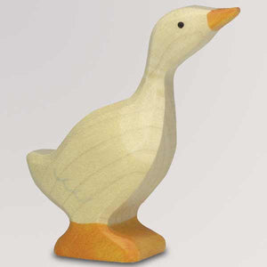 Holzfigur Gans klein von Holztiger