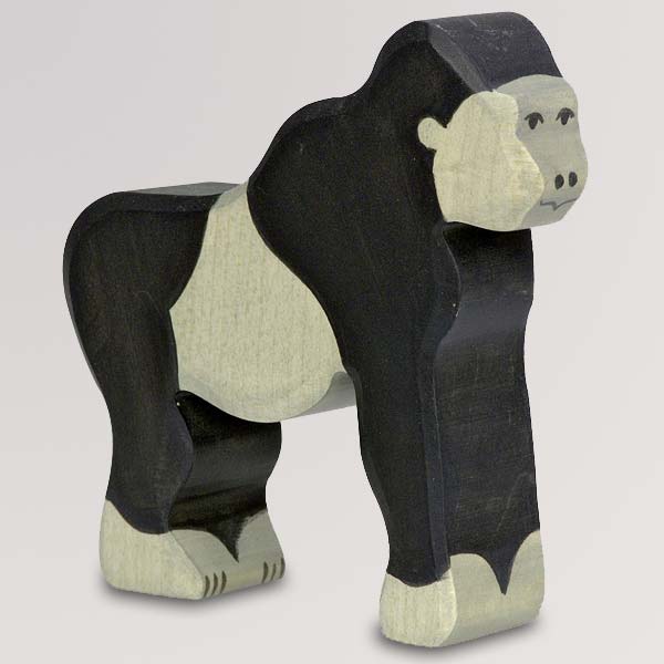 Holzfigur Gorilla von Holztiger