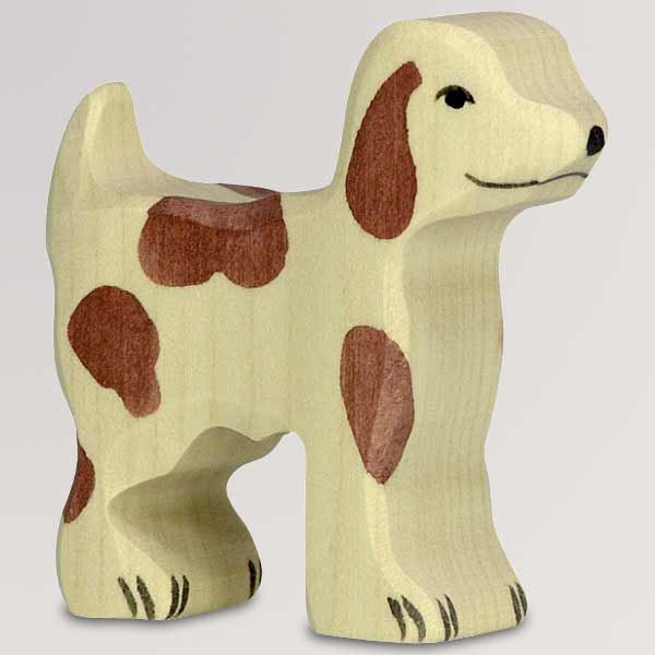 Holzfigur Hofhund, klein von Holztiger