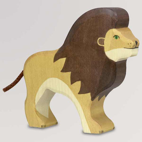 Holzfigur Löwe von Holztiger