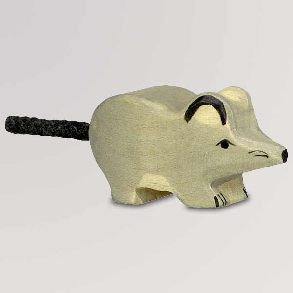 Holzfigur Maus von Holztiger