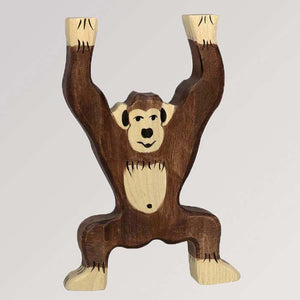 Holzfigur Schimpanse von Holztiger