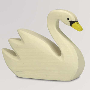 Holzfigur Schwan von Holztiger