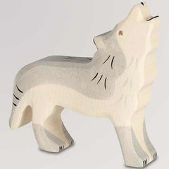 Holzfigur Wolf von Holztiger