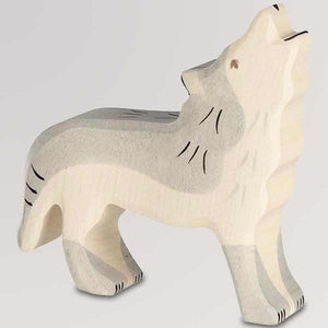 Holzfigur Wolf von Holztiger