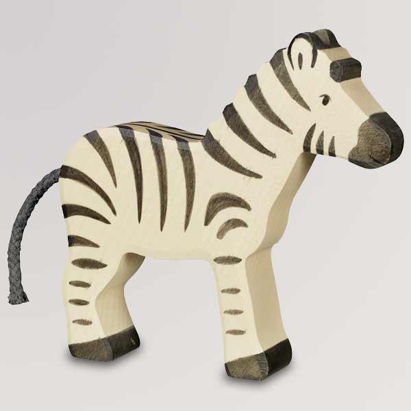 Holzfigur Zebra von Holztiger