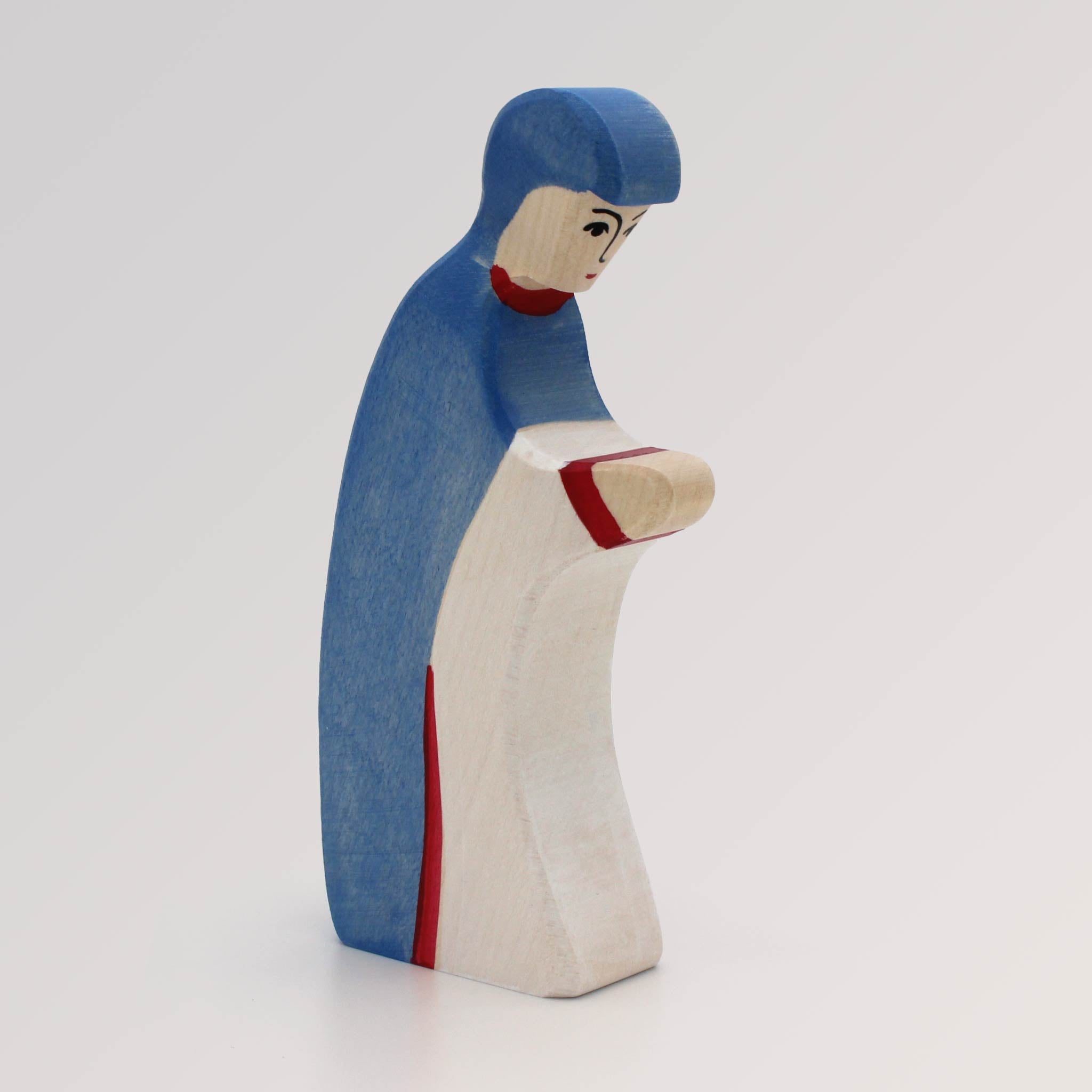 Holztiger Figur Melchior 3 – Handbemaltes Holzspielzeug, Aus Ahorn