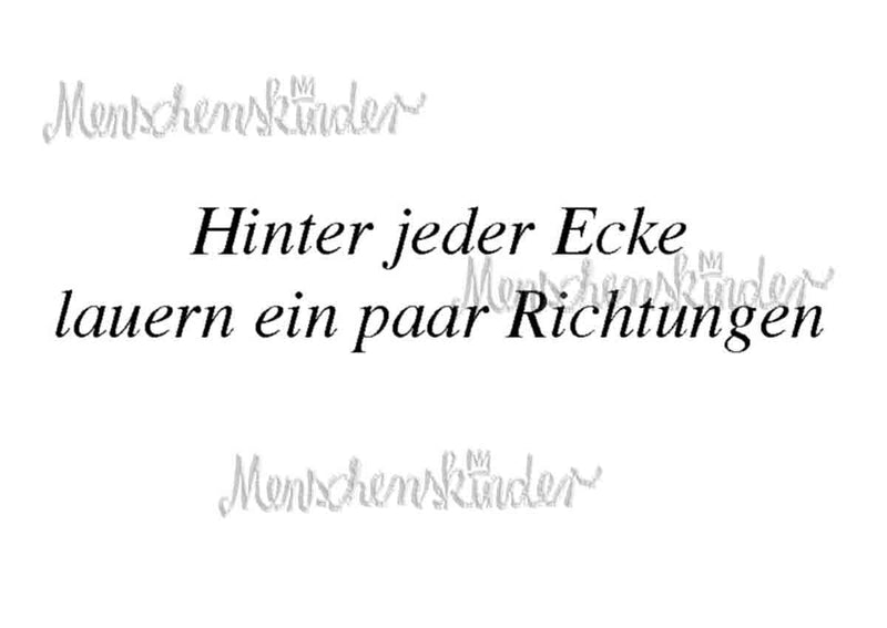 Postkarte - Hinter jeder Ecke… von Huraxdax