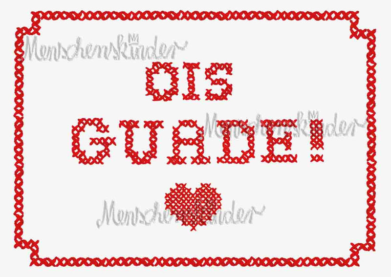Postkarte - Ois Guade! von Huraxdax
