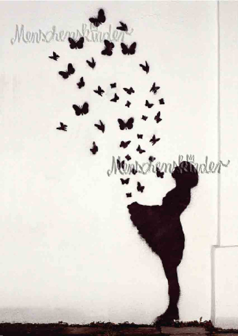 Postkarte - Schmetterlinge von Huraxdax