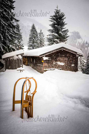 Postkarte - Schneepause von Huraxdax