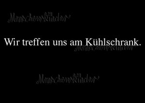 Postkarte - Wir treffen uns am Kühlschrank von Huraxdax