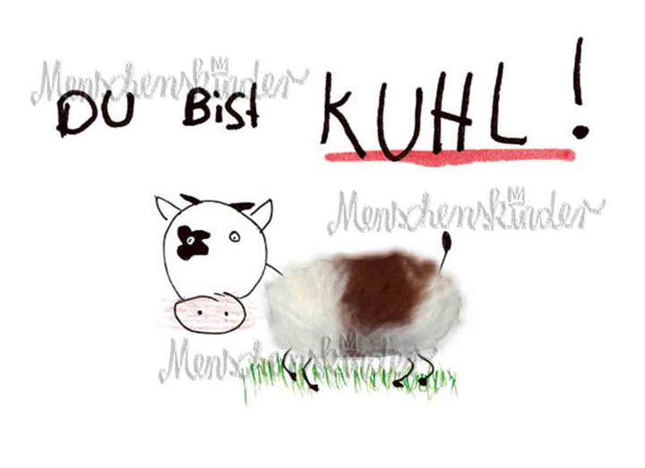 Plüschkarte - Kuhl von Inkognito
