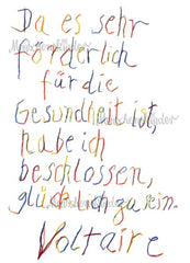 Postkarte - Glücklich sein von Inkognito