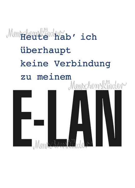 Postkarte - Kein ELAN von Inkognito