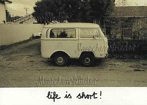 Postkarte - Life is short von Inkognito