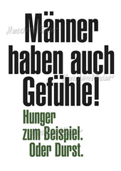 Postkarte - Männergefühle von Inkognito