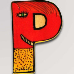 Holzbuchstabe A-Z von Janosch