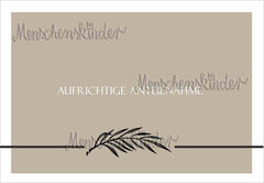 Klappkarte - Aufrichtige Anteilnahme von Joanna Morani