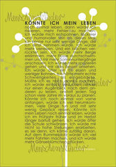 Klappkarte - Könnte ich mein Leben noch einmal leben… von Joanna Morani